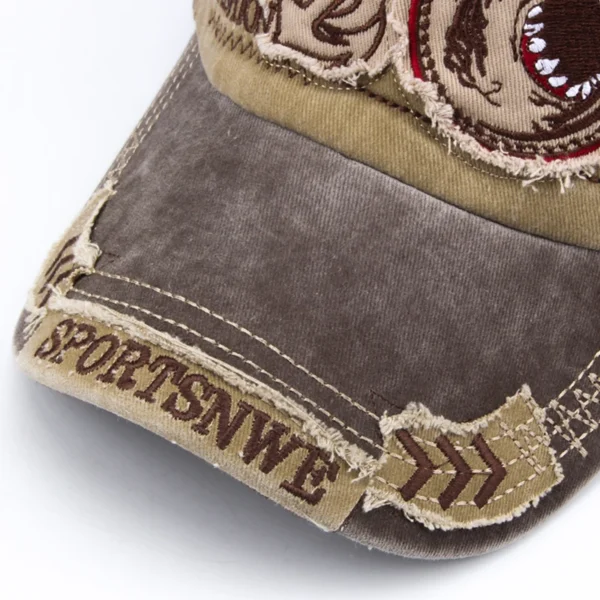 CNTANG Men Baseball Cap Cotton Fashion Shark Embroidery Casual Visor Hat For Women Snapback Brand Hip Hop Caps Unisex Gorras - Image 5