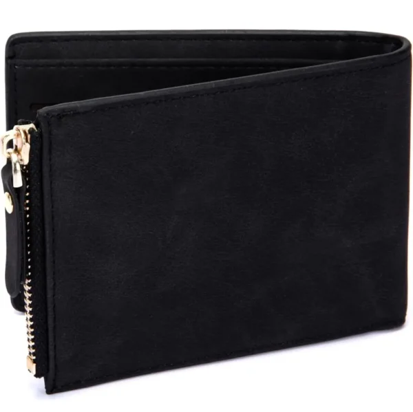 Small Mens Wallet Men Wallets Purse Men Walet Men Purse Mini Slim Vallet Card Holder Thin Money Bag for Men with Coin Pocket - Image 4