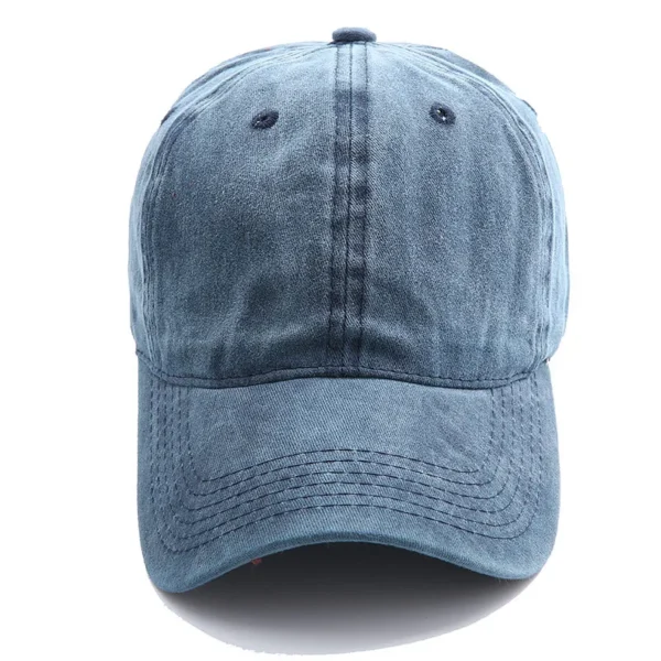 Solid Spring Summer Cap Women Ponytail Baseball Cap Fashion Hats Men Baseball Cap Cotton Outdoor Simple Vintag Visor Casual Cap - Image 2