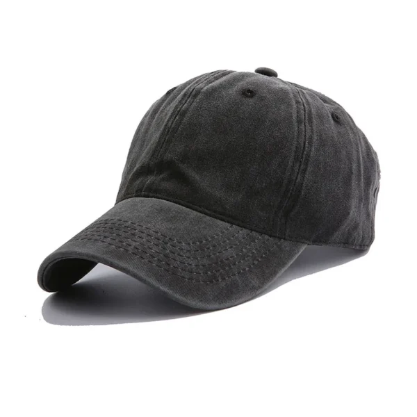 Solid Spring Summer Cap Women Ponytail Baseball Cap Fashion Hats Men Baseball Cap Cotton Outdoor Simple Vintag Visor Casual Cap - Image 6
