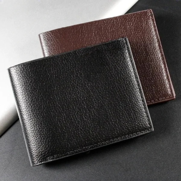 Men's Wallet Genuine Leather Men Wallets Premium Product Real Cowhide Wallets for Man Short Black Wallets Portefeuille Homme - Image 2