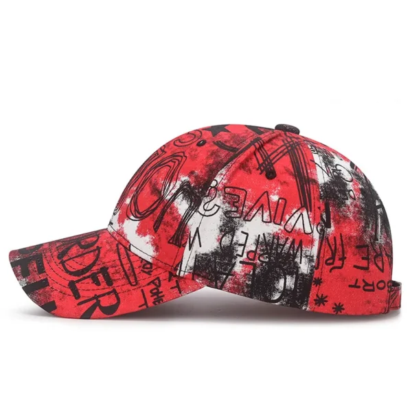 New Cool Fashion Graffiti Women Men Caps Hat Female Male Sport Visors Baseball Cap Street Trend Sun Hat For Women Men - Image 3