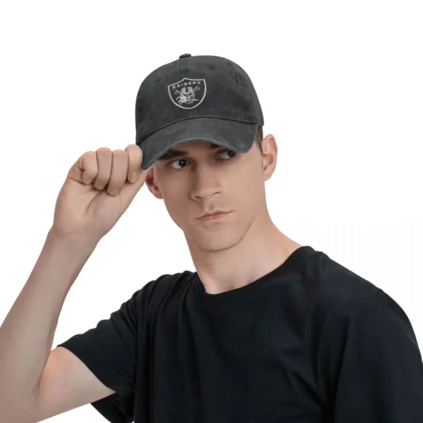Retro Roller Cylon Raider Baseball Caps Men Women Distressed Denim Sun Cap Visor Protection Outdoor Running Golf Adjustable Hat - Image 4