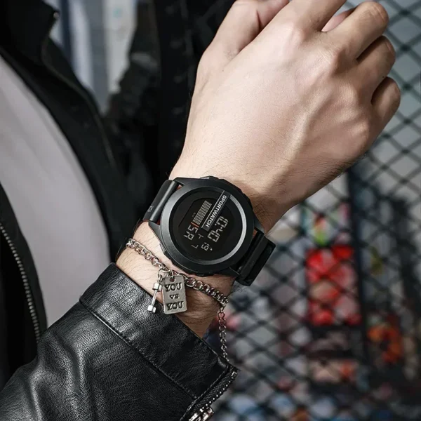 Men's Sports Watches Luxury Digital Watch Stopwatch Luminous Date Week Multifunction Fitness Electronic Wristwatch Clock Relogio - Image 2