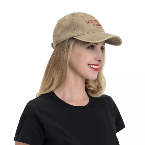 Racing Red Car Fastest Lightning Mcqueen Baseball Cap Classic Distressed Washed Snapback Hat Men Women Outdoor Workouts Hats Cap - Image 5