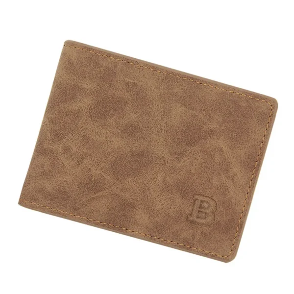 High Quality Fashion Mini Men's Luxury Business Wallet Card Holder Man Purse Coin Bag Zipper Gift For Men - Image 2