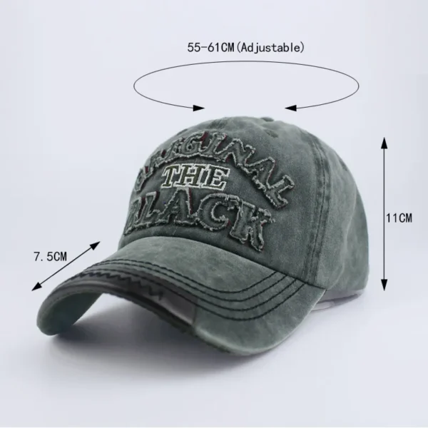 New Retro Letter Embroidery Baseball Caps Women Men Snapback Hip Hop Hat Cotton Adjustable Spring Summer Outdoor Casual Sun Hats - Image 6