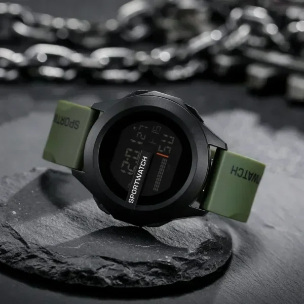 Men's Sports Watches Luxury Digital Watch Stopwatch Luminous Date Week Multifunction Fitness Electronic Wristwatch Clock Relogio - Image 3