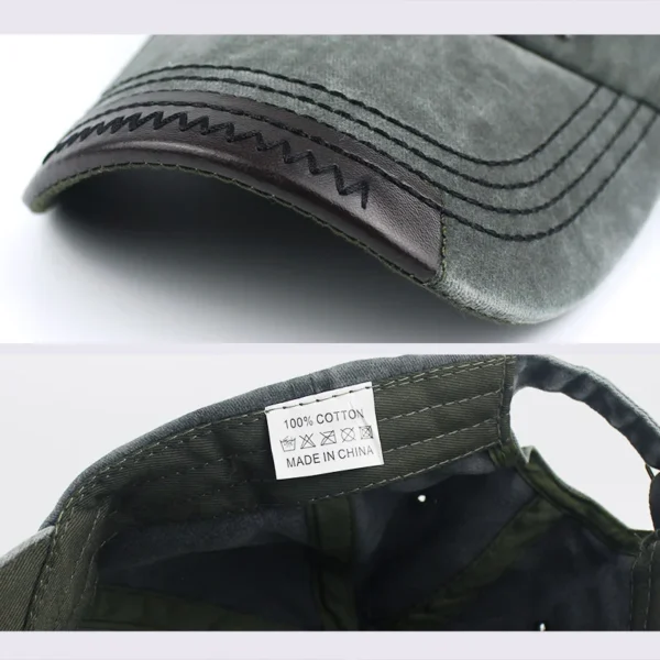 New Retro Letter Embroidery Baseball Caps Women Men Snapback Hip Hop Hat Cotton Adjustable Spring Summer Outdoor Casual Sun Hats - Image 3