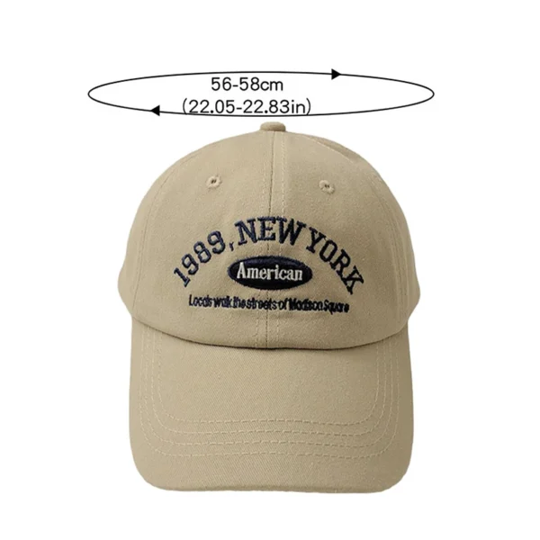 Letter Embroidered Baseball Cap Women Men Spring Summer Curved Brim Snapback Hats Unisex Outdoor Sports Hip Hop Dad Hat - Image 6